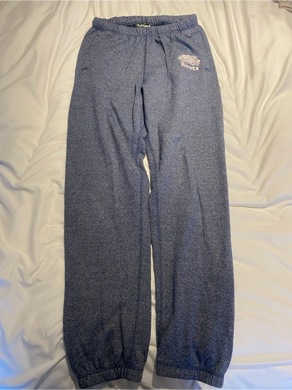 Roots Heather Grey Sweatpants with Logo